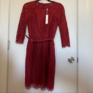 Trina Turk Floral Lace Dress (0)